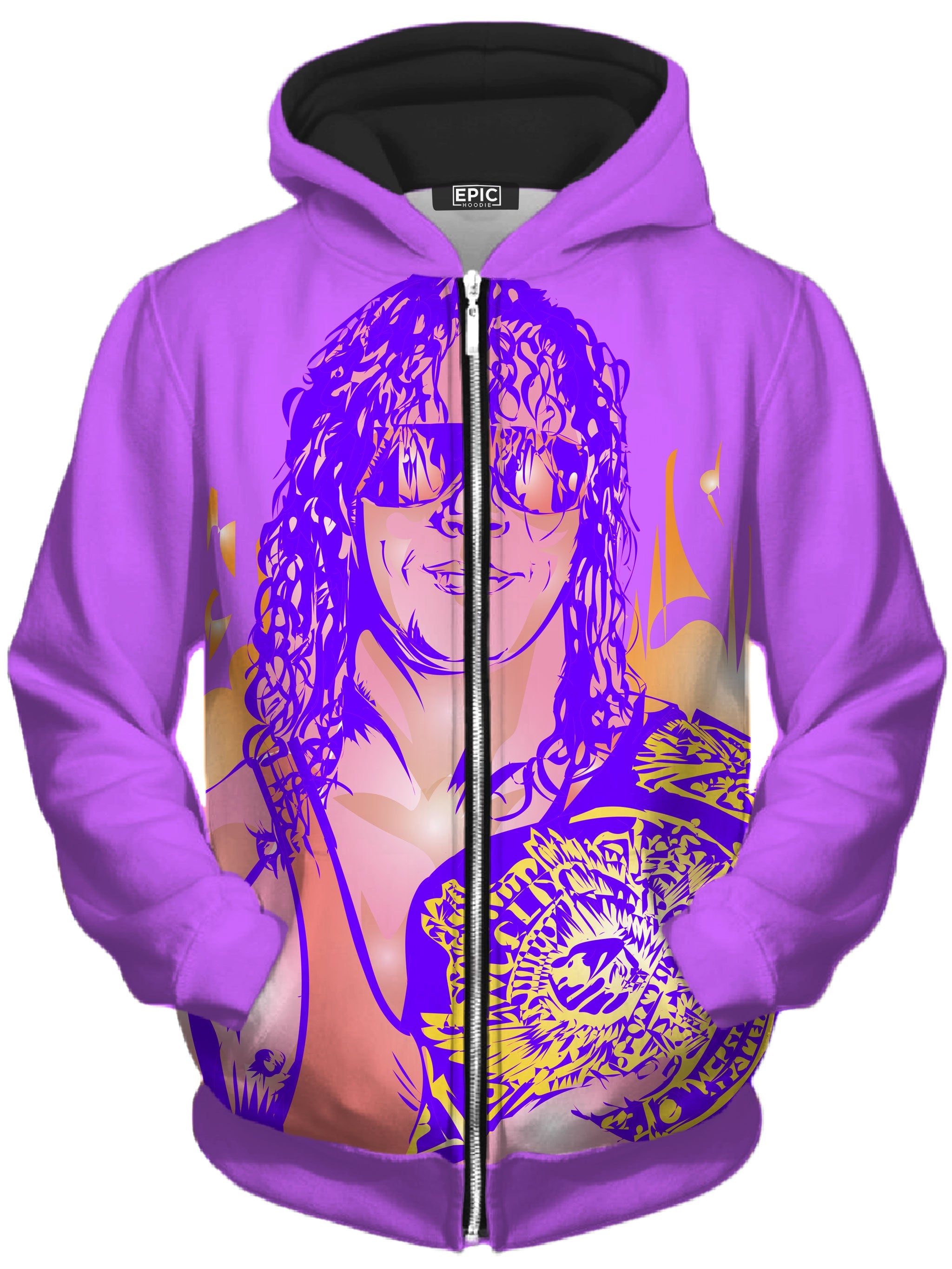 Hart Unisex Zip-Up Hoodie Technodrome Epic Hoodie