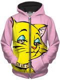 Yellowcat Unisex Zip-Up Hoodie Technodrome Epic Hoodie