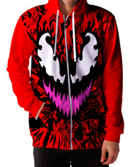 Carnage Unisex Zip-Up Hoodie, Technodrome, T6 - Epic Hoodie