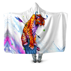 Terrestrial Kitty Hooded Blanket