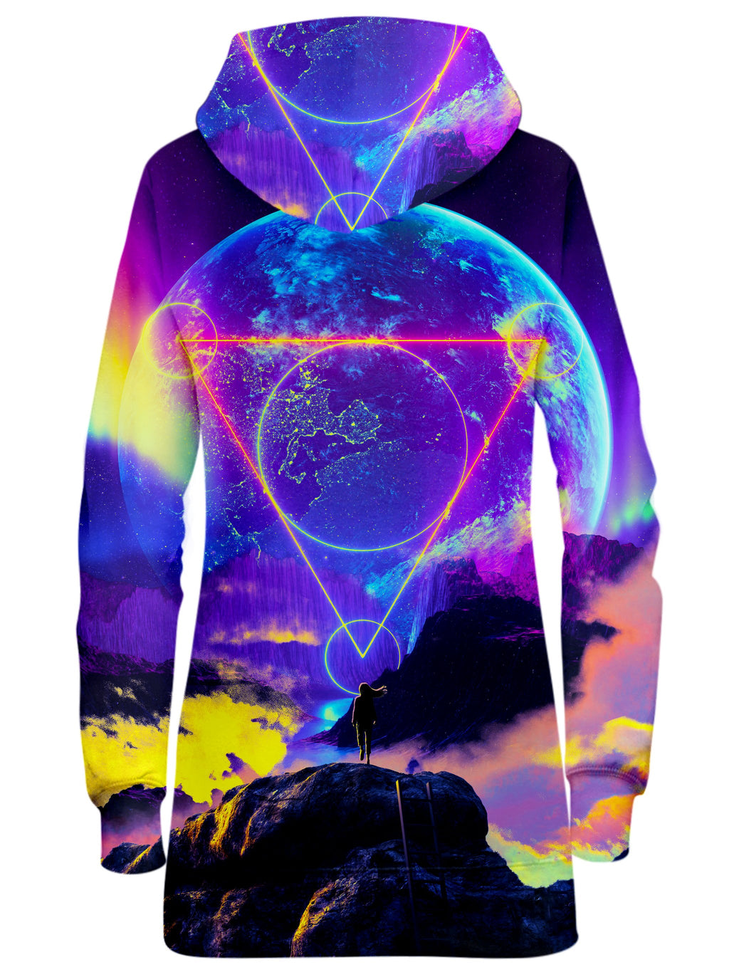 Neon Night Hoodie Dress, Think Lumi, T6 - Epic Hoodie