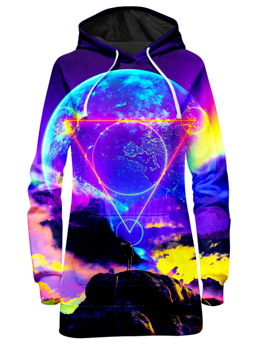 Neon Night Hoodie Dress, Think Lumi, T6 - Epic Hoodie
