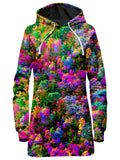 Psychedelic Forest Hoodie Dress, Think Lumi, T6 - Epic Hoodie