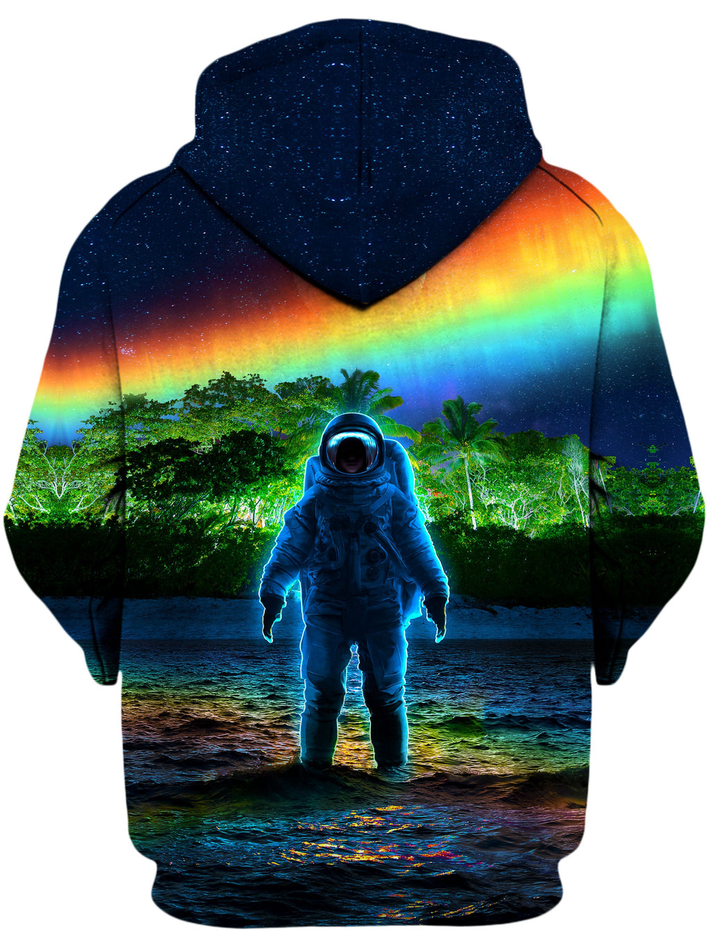 Forest Neon Rainbow Unisex Hoodie