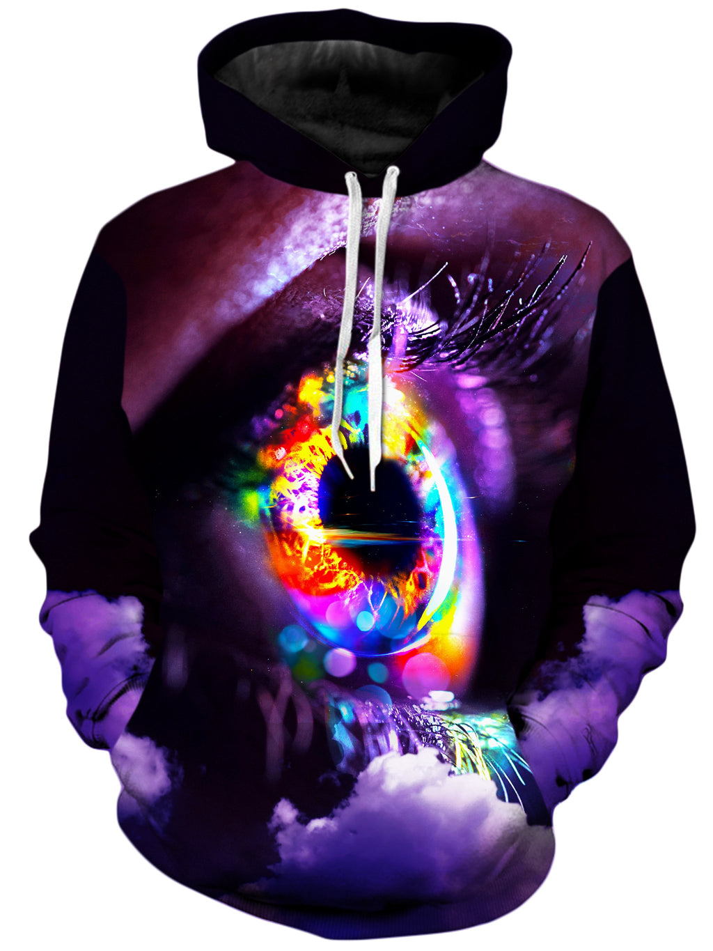 Neon Eye Unisex Hoodie, Think Lumi, T6 - Epic Hoodie