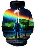 Forest Neon Rainbow Unisex Hoodie
