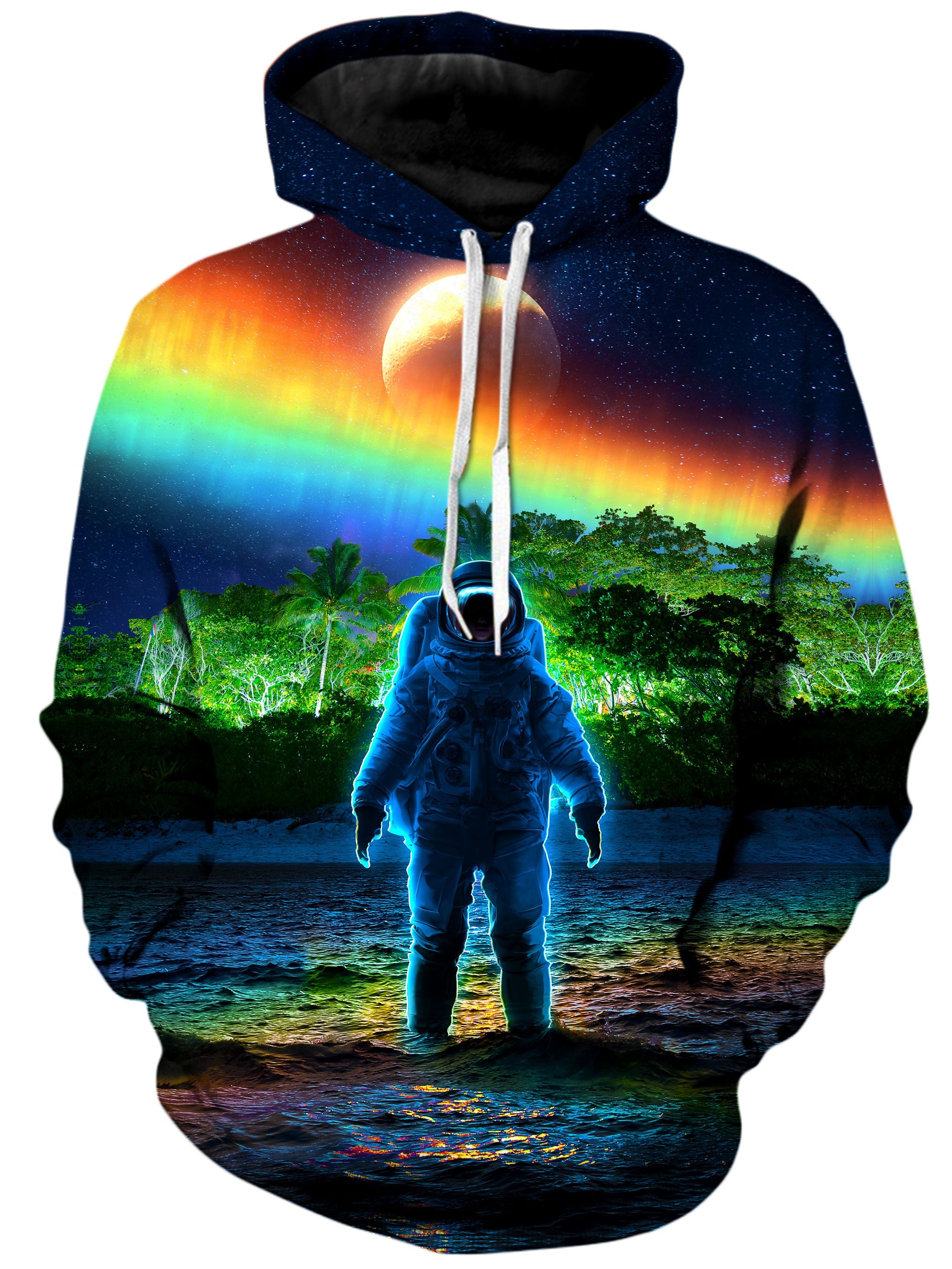 Forest Neon Rainbow Unisex Hoodie