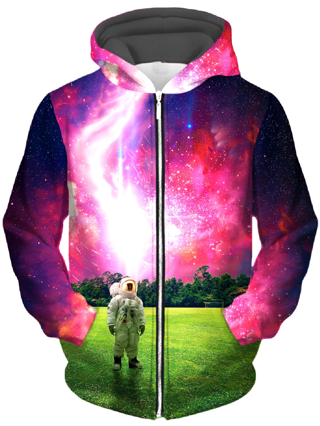 Glory Daze Unisex Zip-Up Hoodie, Think Lumi, T6 - Epic Hoodie