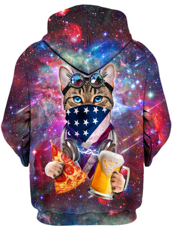 On Cue Apparel - USA Rave Cat Hoodie