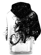 Venom BW Unisex Hoodie On Cue Apparel Epic Hoodie