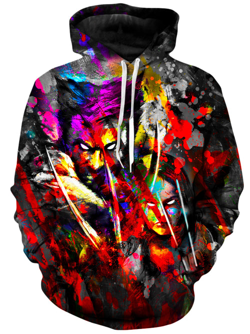 Wolverine and X-23 Hoodie On Cue Apparel Epic Hoodie