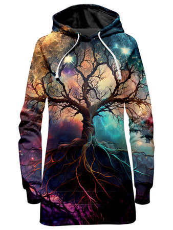 Yantrart Design - Rooted Universe Hoodie Dress