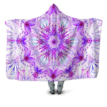 Yantrart Design - Canndala Purple Hooded Blanket