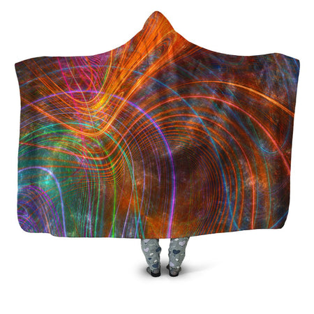 Yantrart Design - Fractalized Hooded Blanket