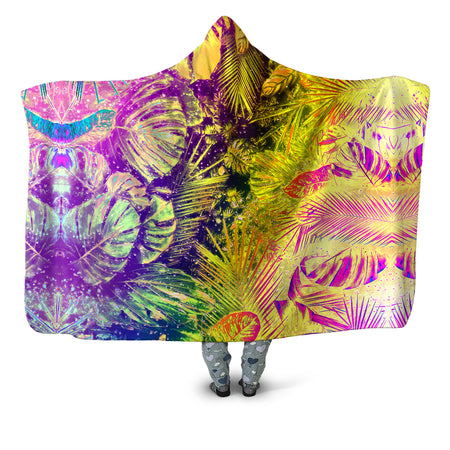Yantrart Design - Junglist Rainbow Hooded Blanket