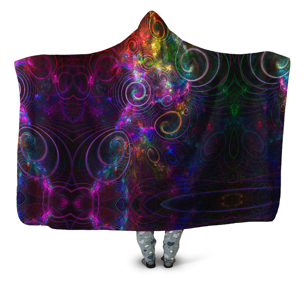 Yantrart Design - Mental Swirl Hooded Blanket