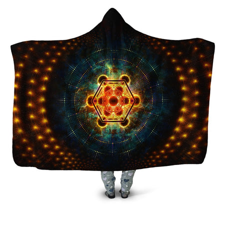 Yantrart Design - Metacosmos Enlightenment Hooded Blanket
