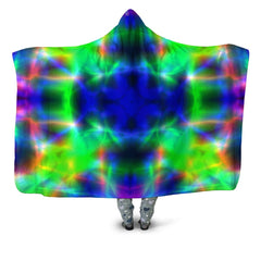 Nuclear Melt Tie-Dye Hooded Blanket
