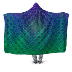 Psy Mosik Sea Hooded Blanket