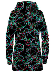 Icosahedron Madness Glitch Hoodie Dress