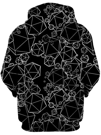 Yantrart Design - Icosahedron Madness Black Unisex Hoodie