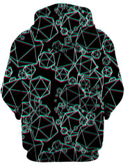 Icosahedron Madness Glitch Unisex Hoodie