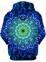 Ornate Mandala Blue Unisex Hoodie