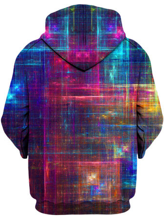 Yantrart Design - Psychedelic Matrix Rainbow Unisex Hoodie