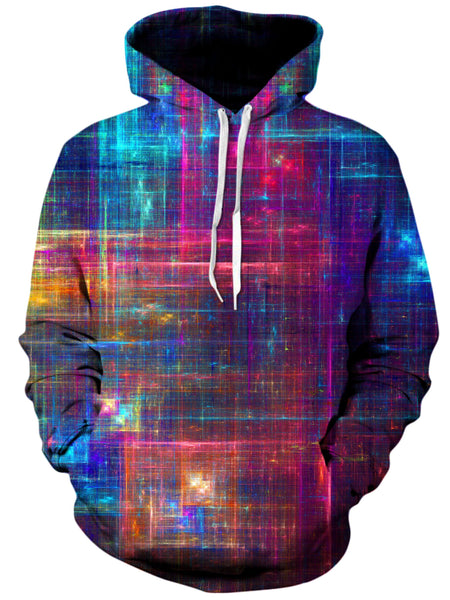 Yantrart Design - Psychedelic Matrix Rainbow Unisex Hoodie