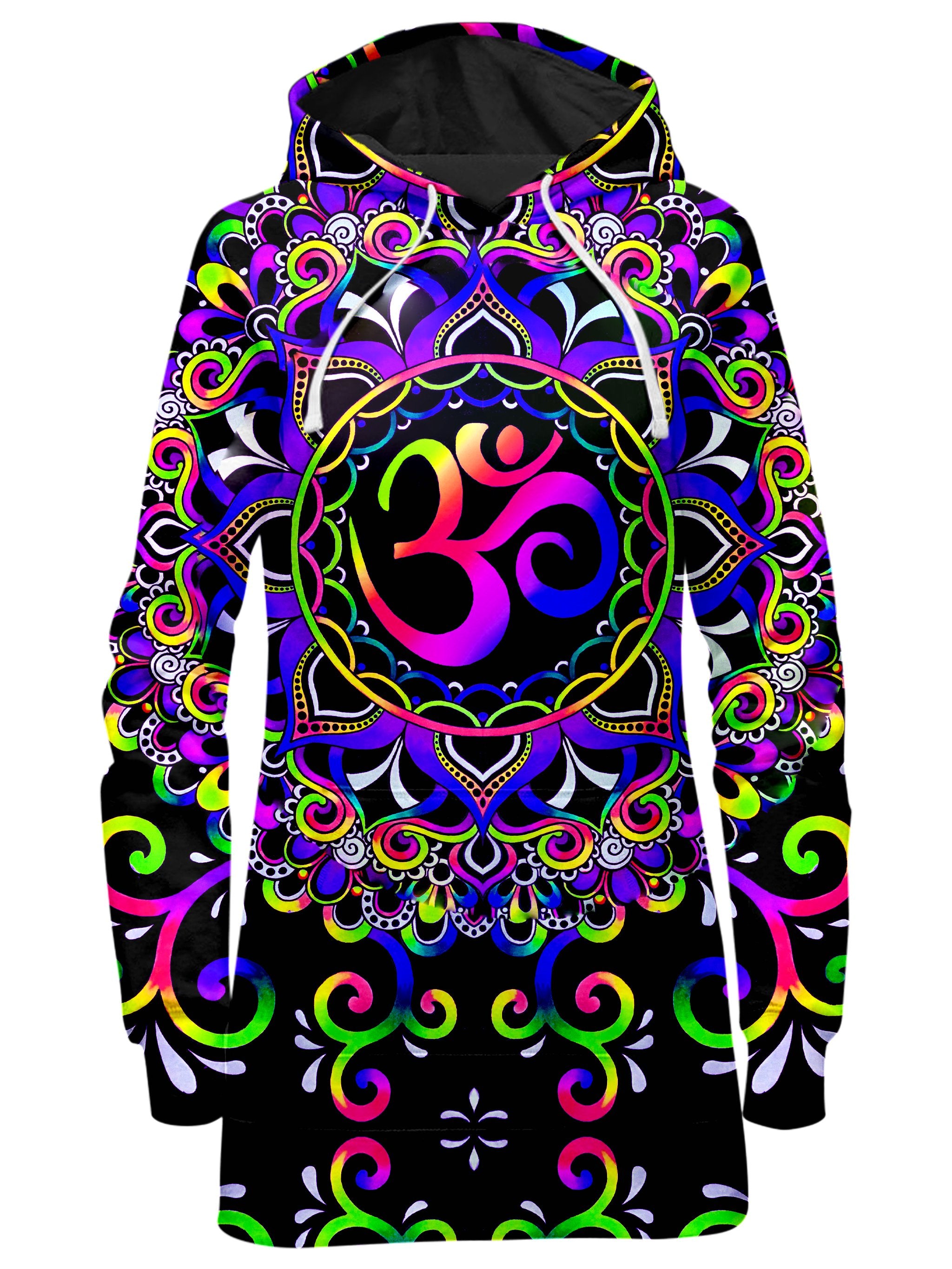 Doodle Ohm Hoodie Dress, BrizBazaar, T6 - Epic Hoodie