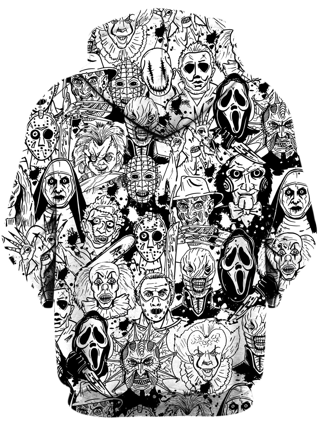 Horror Villains Hoodie On Cue Apparel Epic Hoodie