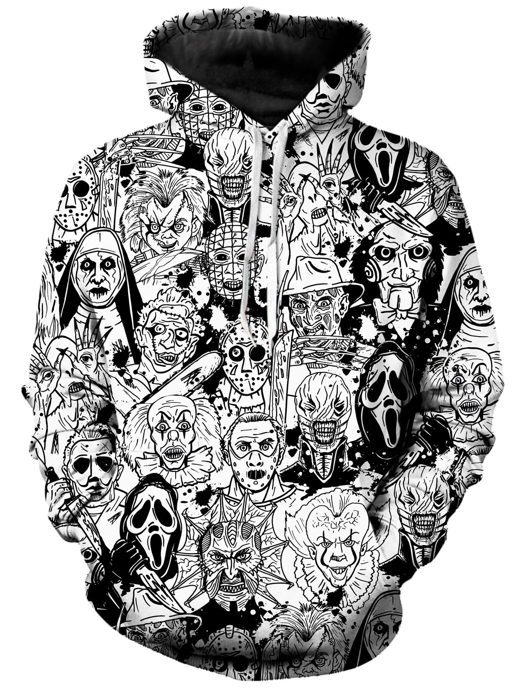 Horror Villains Hoodie On Cue Apparel Epic Hoodie