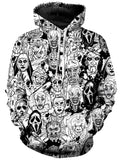 Horror Villains Hoodie On Cue Apparel Epic Hoodie