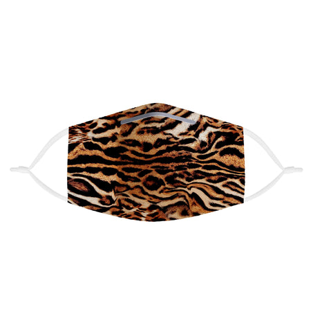iEDM - Tiger Print Kids Anti-Germ & Pollution Mask With (4) PM 2.5 Carbon Filters