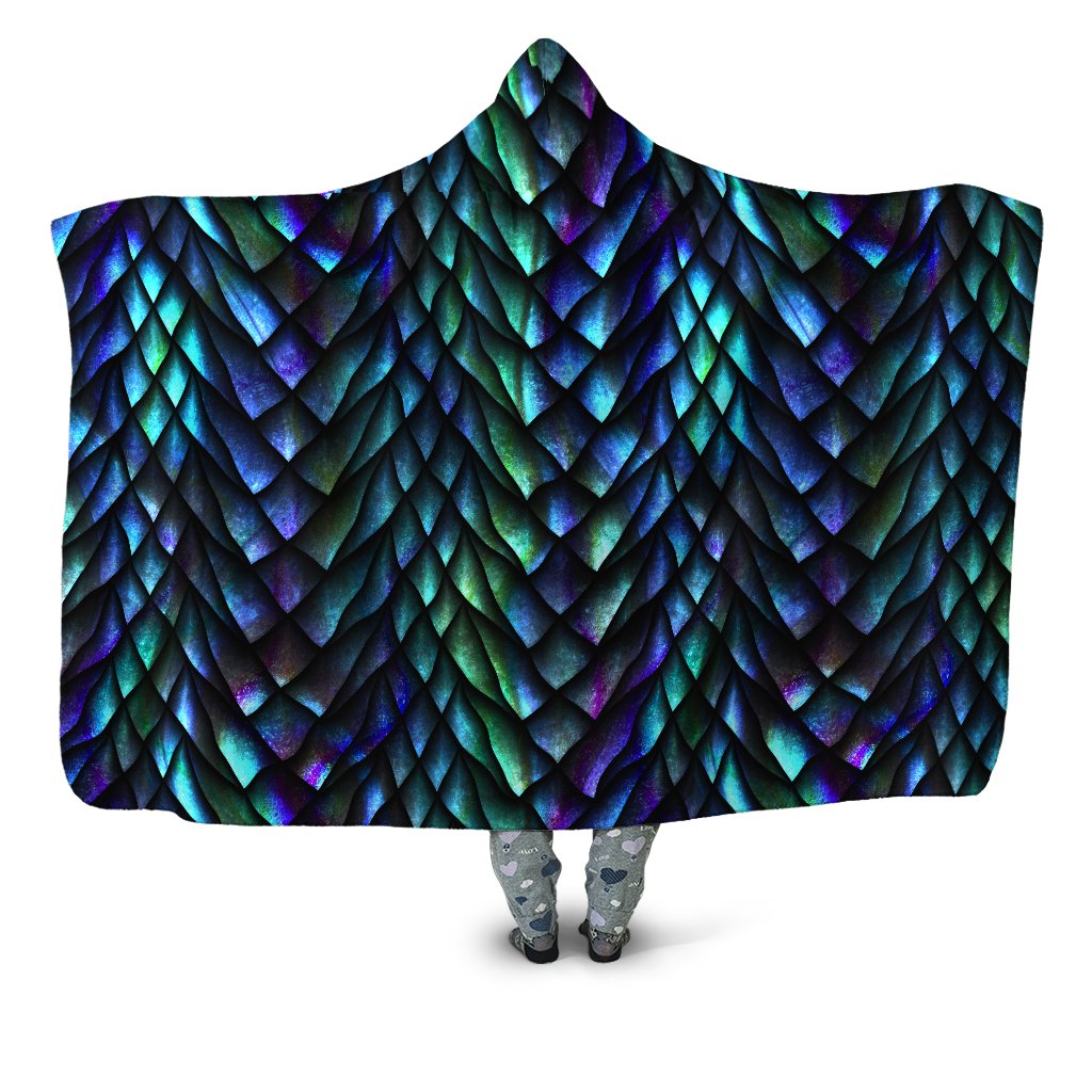 iEDM - Dosed Dragon Scale Hooded Blanket
