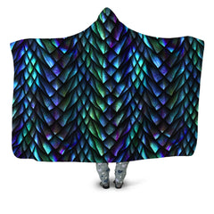 Dosed Dragon Scale Hooded Blanket