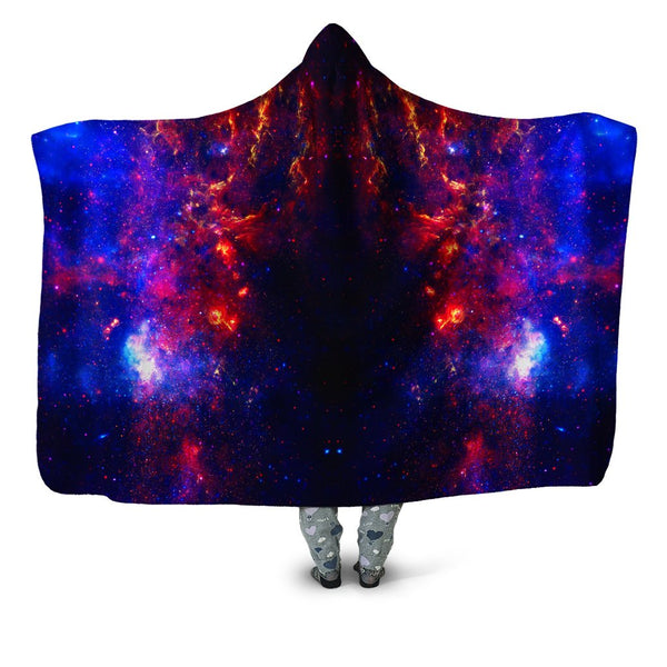 iEDM - Fire Galaxy Hooded Blanket