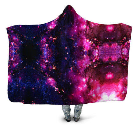iEDM - Purple Cosmos Hooded Blanket