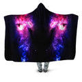 Purple Galaxy Hooded Blanket iEDM Epic Hoodie