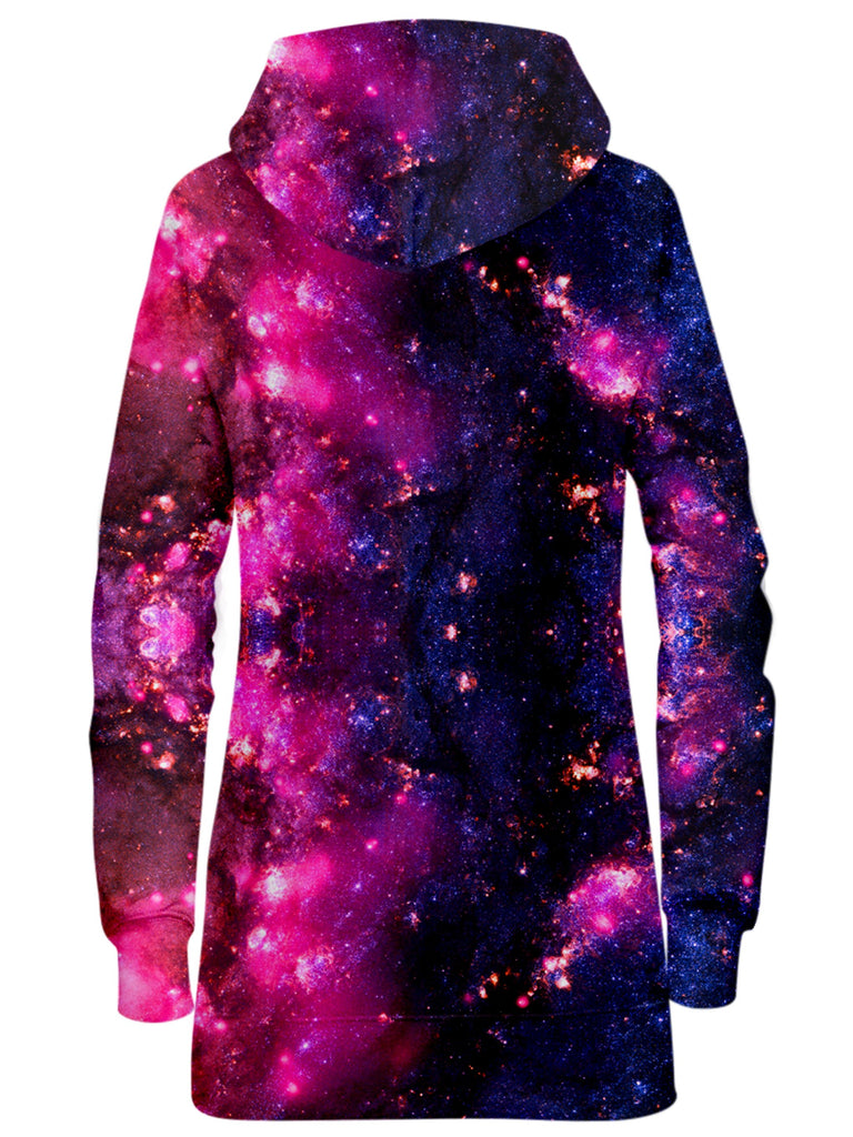 Purple Cosmos Hoodie Dress