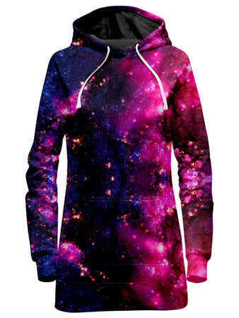 iEDM - Purple Cosmos Hoodie Dress