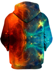 Fire and Ice Galaxy Unisex Hoodie