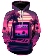 Vapor Palms Trees Unisex Hoodie iEDM Epic Hoodie
