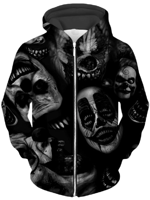 Clowns Unisex Zip-Up Hoodie iEDM Epic Hoodie