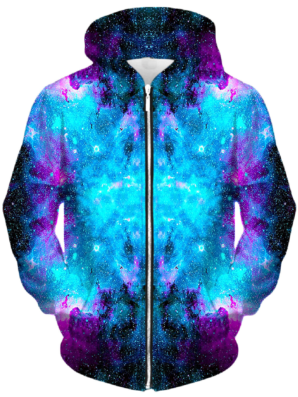 Galactic Spectrum Unisex Zip-Up Hoodie iEDM Epic Hoodie