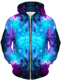 Galactic Spectrum Unisex Zip-Up Hoodie iEDM Epic Hoodie