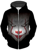 Pennywise Unisex Zip-Up Hoodie iEDM Epic Hoodie