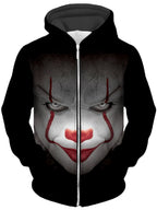 Pennywise Unisex Zip-Up Hoodie iEDM Epic Hoodie