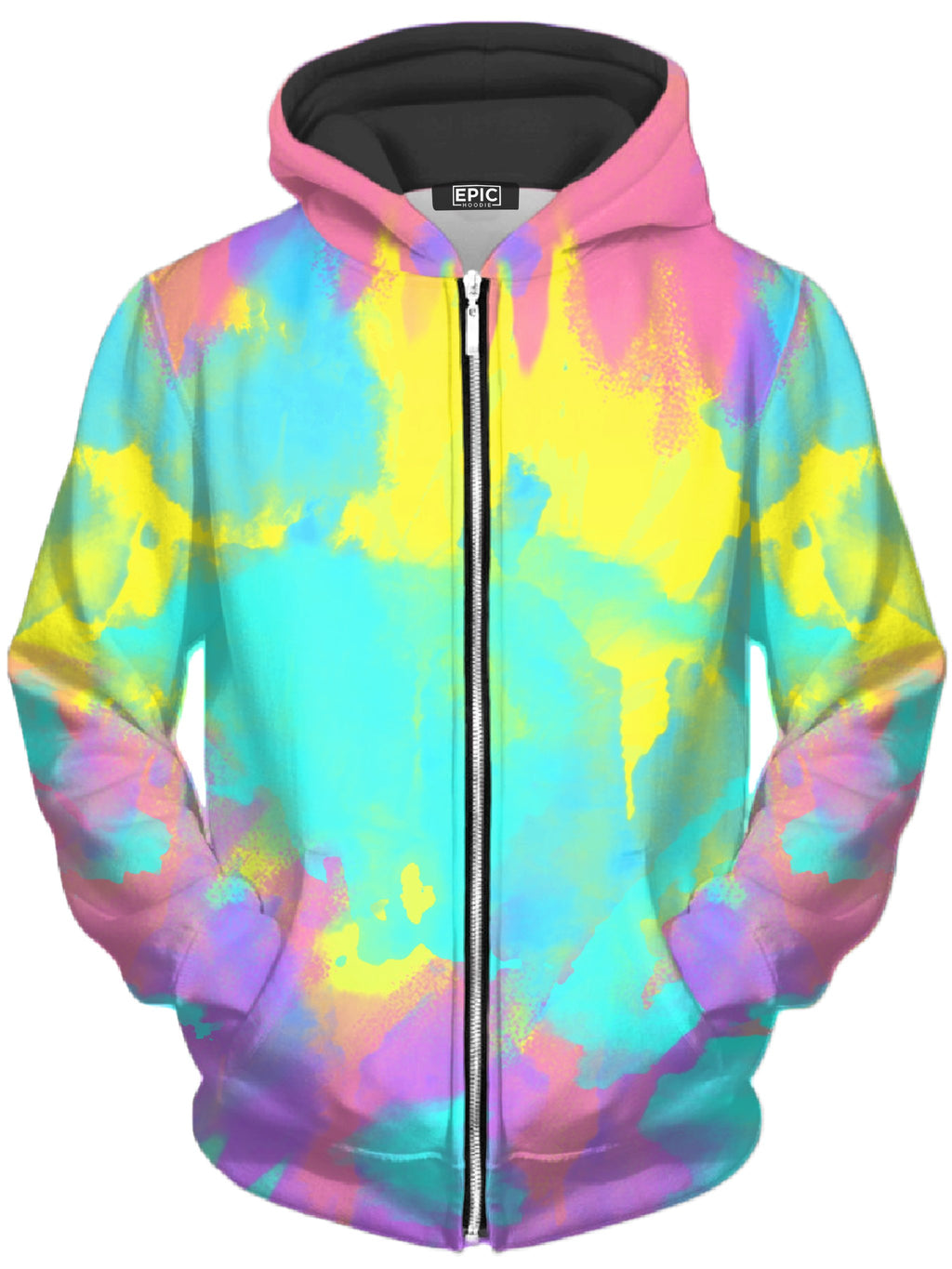 Summer Vibes Unisex Zip-Up Hoodie iEDM Epic Hoodie