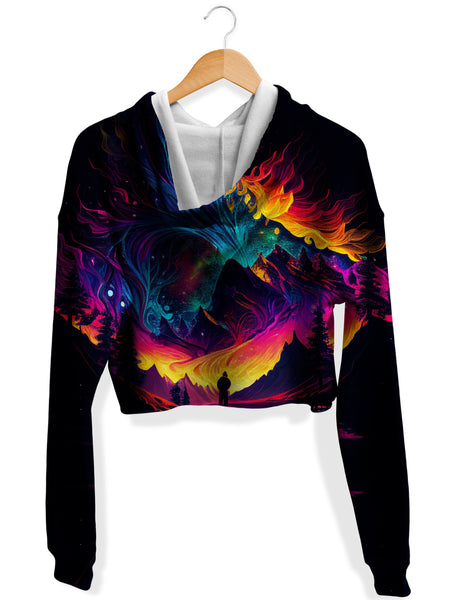 iEDM - Tundra Fleece Crop Hoodie